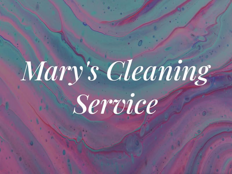 Mary's Cleaning Service