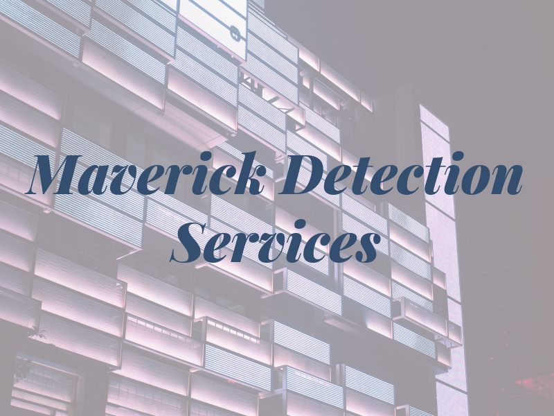 Maverick Detection Services