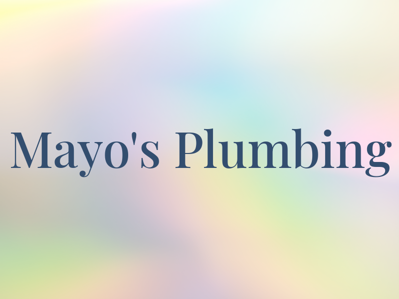 Mayo's Plumbing