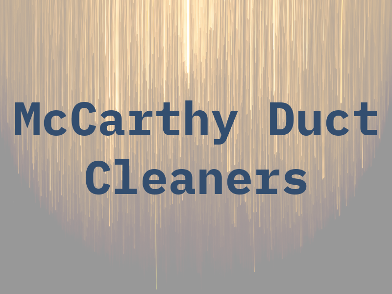 McCarthy Air Duct Cleaners