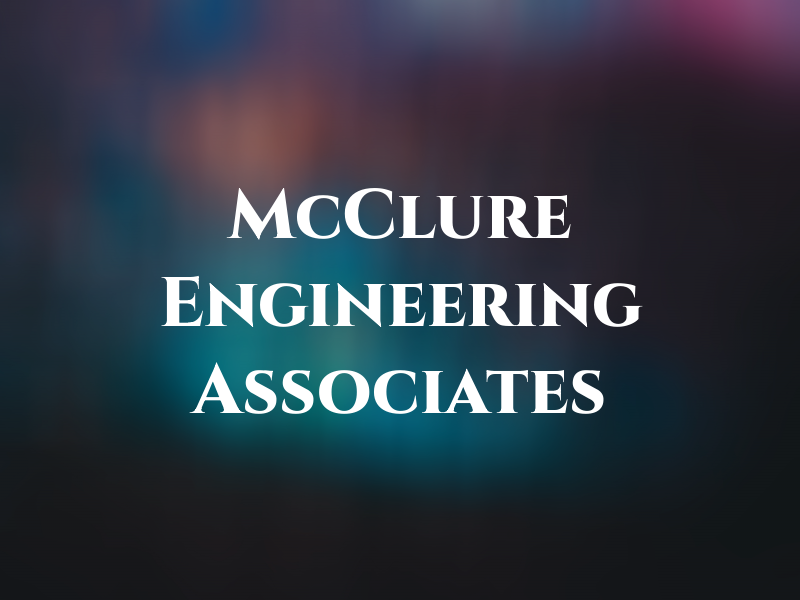 McClure Engineering Associates Inc