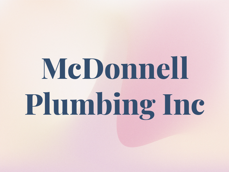 McDonnell Plumbing Inc