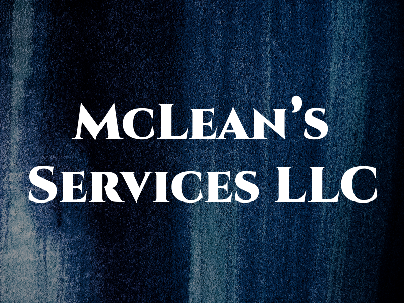 McLean's Services LLC