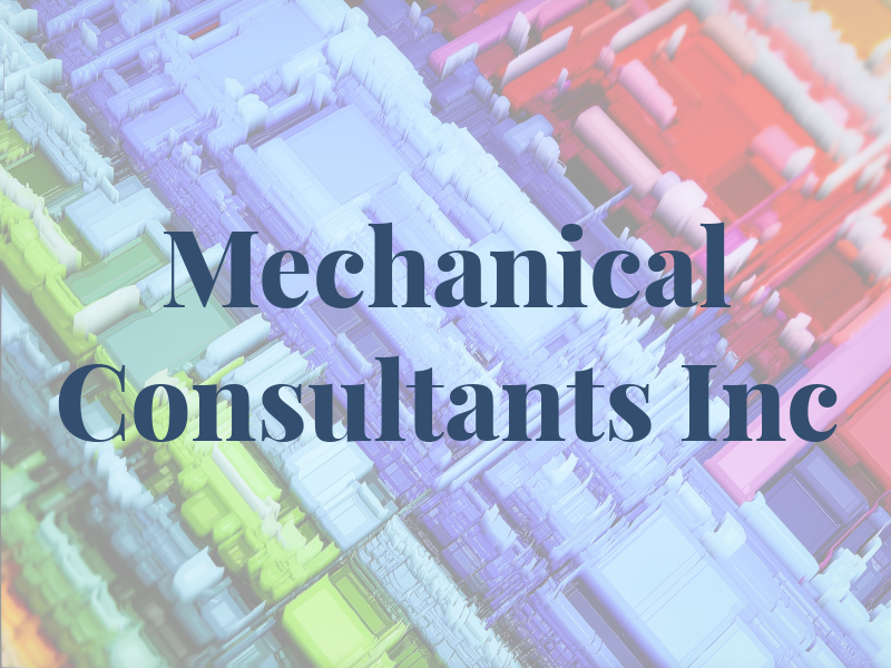 Mechanical Consultants Inc