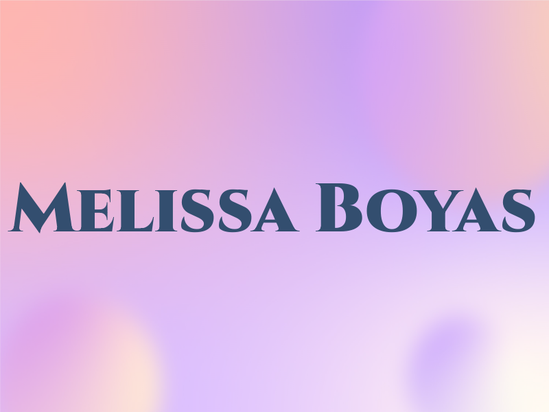 Melissa Boyas