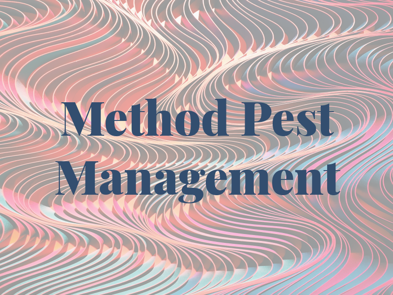 Method Pest Management