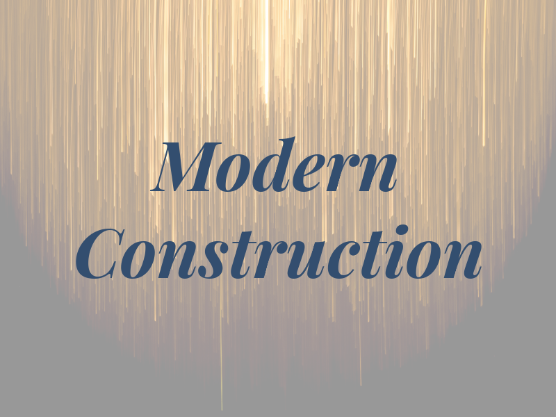 Modern Construction