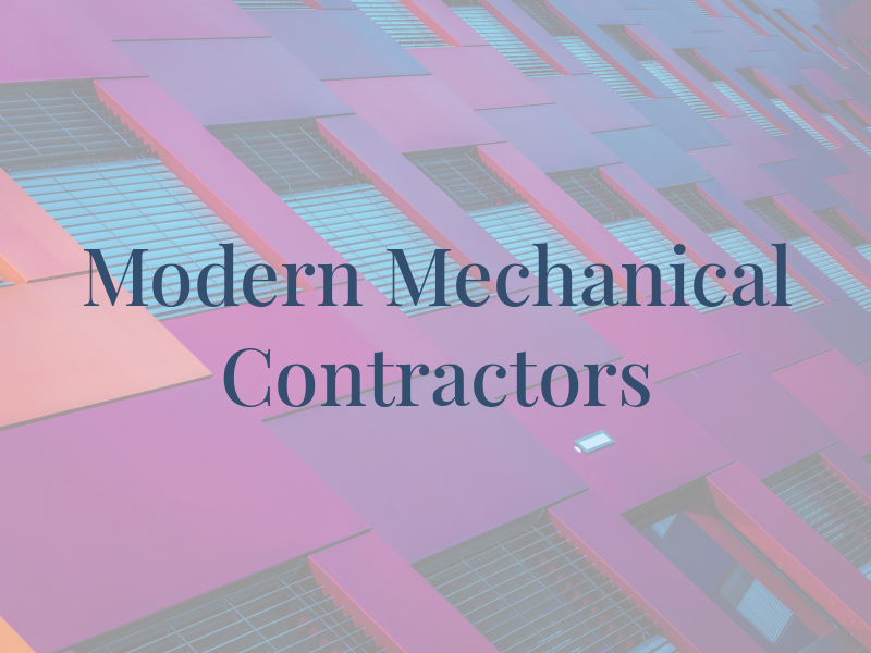 Modern Mechanical Contractors