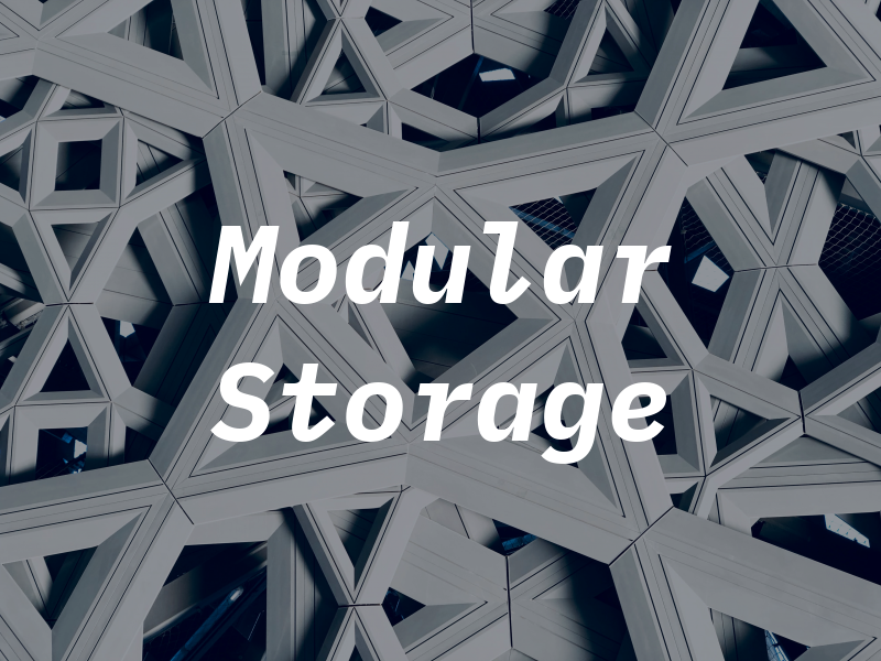 Modular Storage