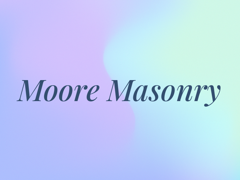 Moore Masonry