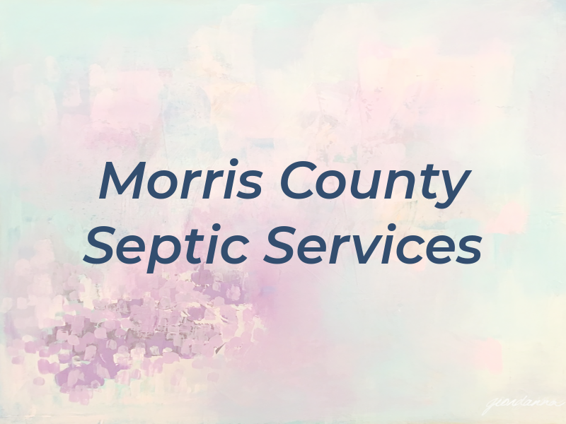 Morris County Septic Services