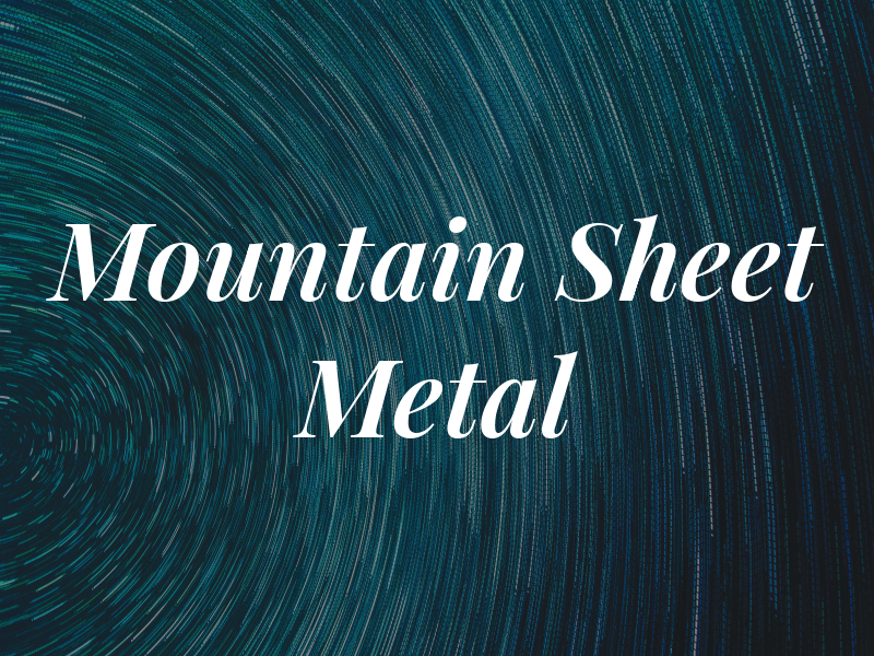 Mountain Air Sheet Metal
