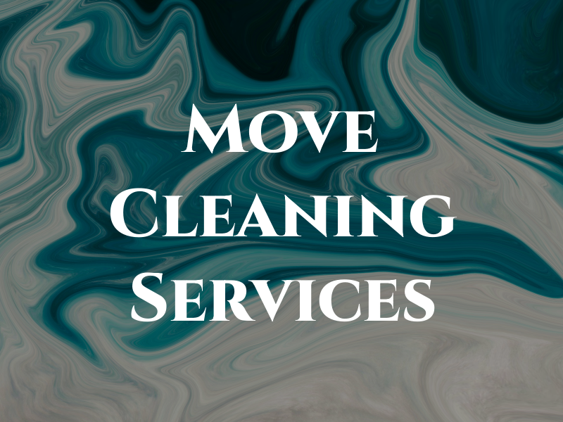 Move Out Cleaning Services