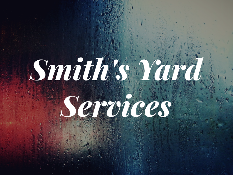 Mr Smith's Yard Services