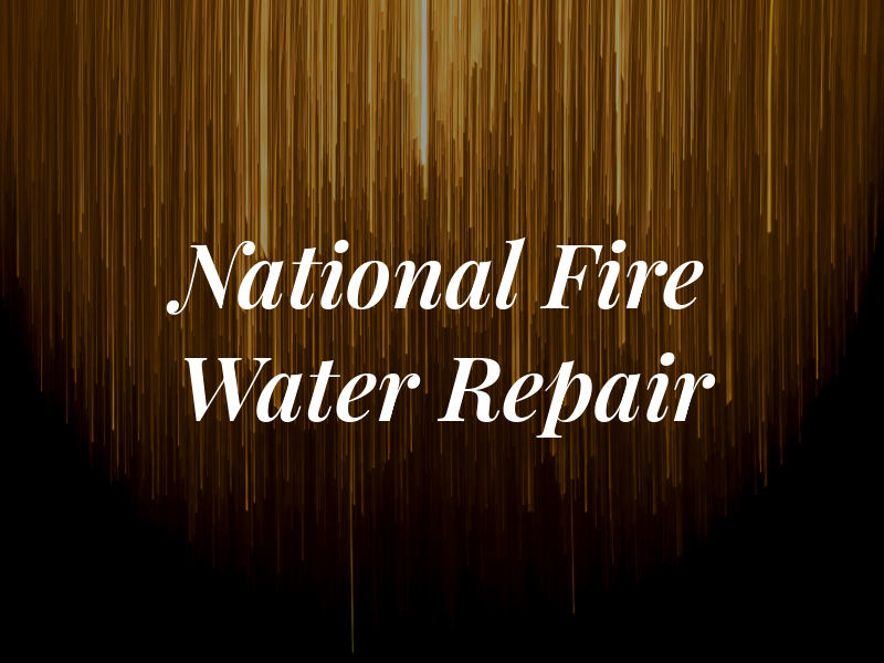 National Fire & Water Repair