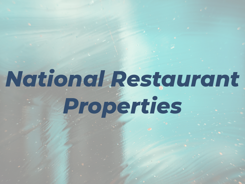 National Restaurant Properties