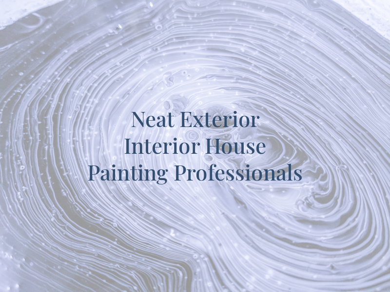 Neat Exterior & Interior House Painting Professionals