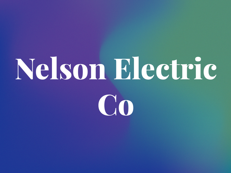 Nelson Electric Co