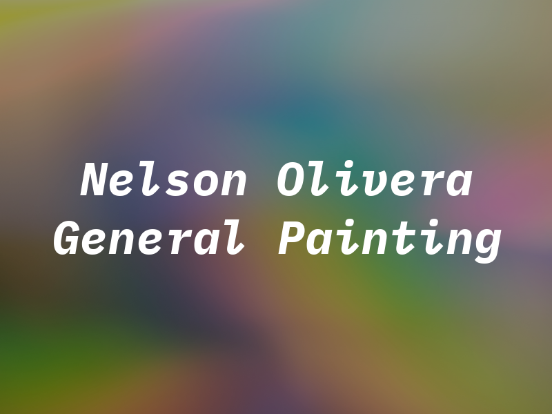 Nelson Olivera General Painting