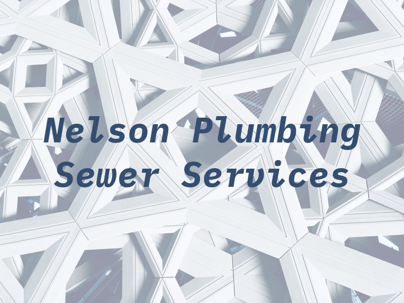 Nelson Plumbing & Sewer Services CO.
