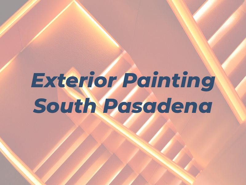 Neo Exterior Painting South Pasadena