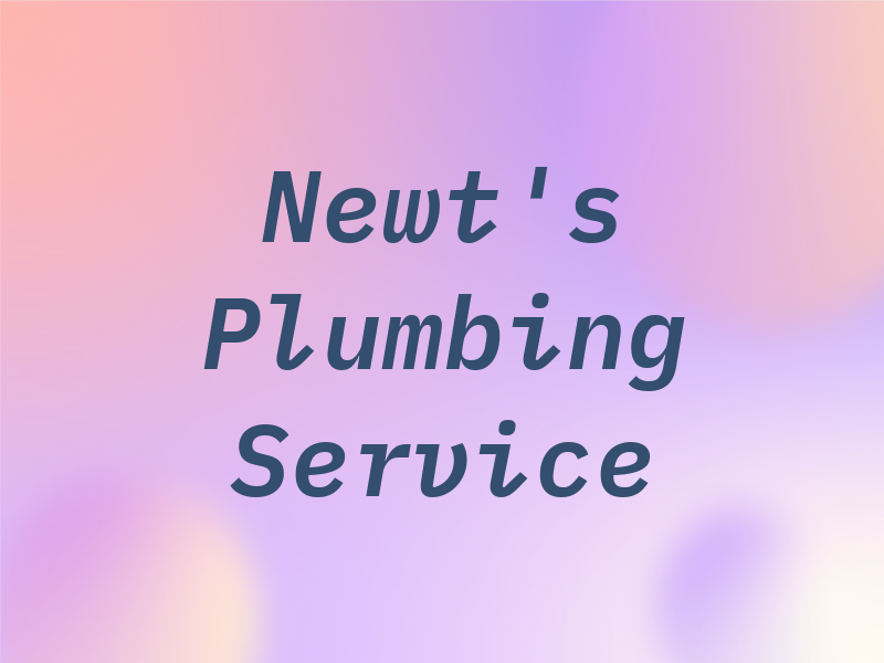 Newt's Plumbing Service