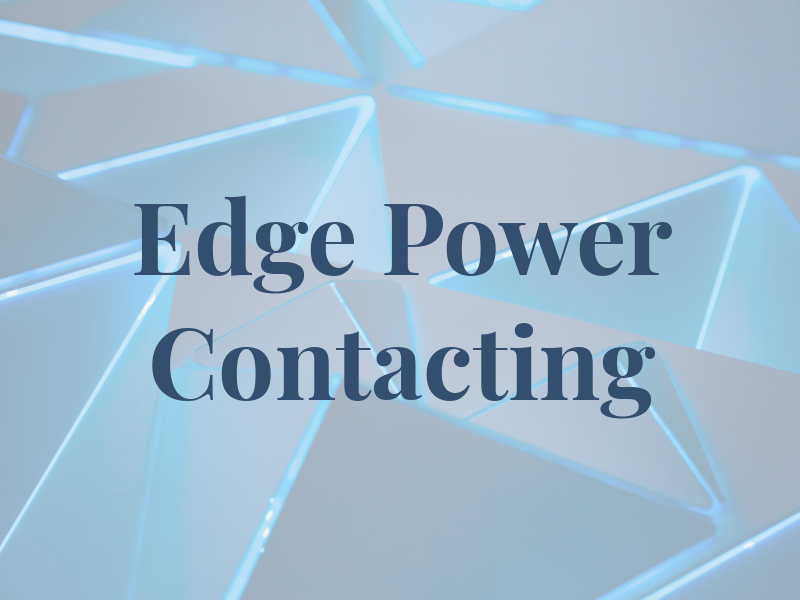 New Edge Power & Contacting LLC
