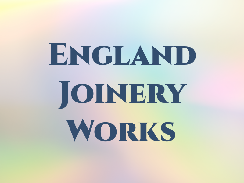 New England Joinery Works Inc