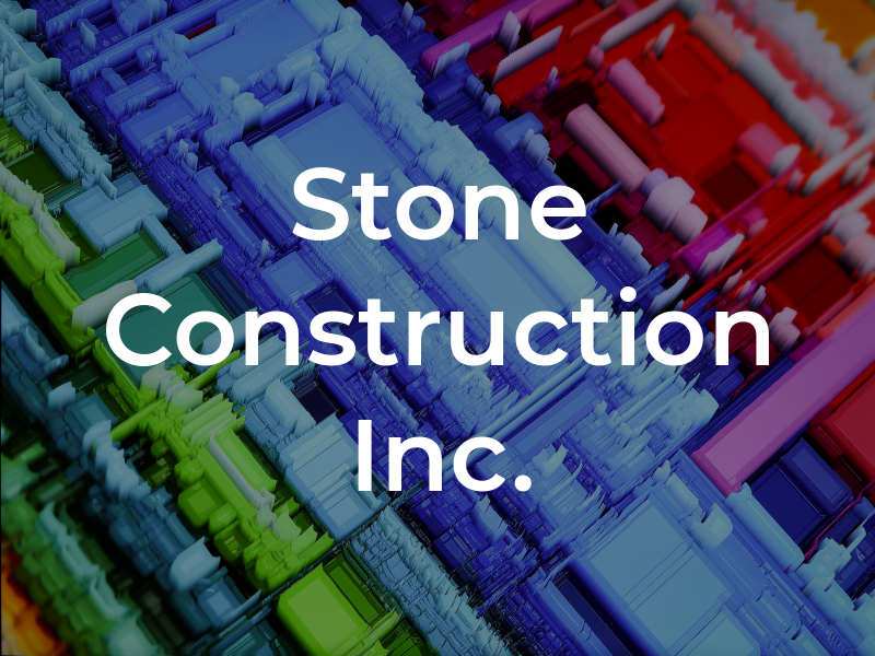 New Stone Construction Inc.