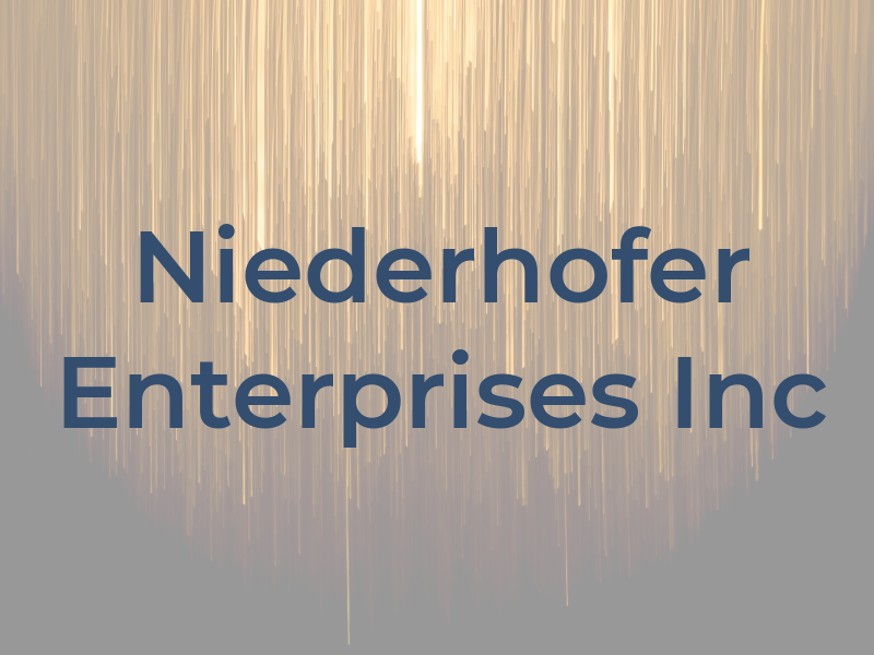 Niederhofer Enterprises Inc