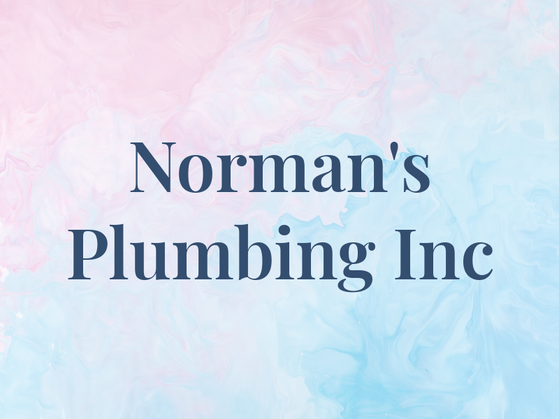 Norman's Plumbing Inc