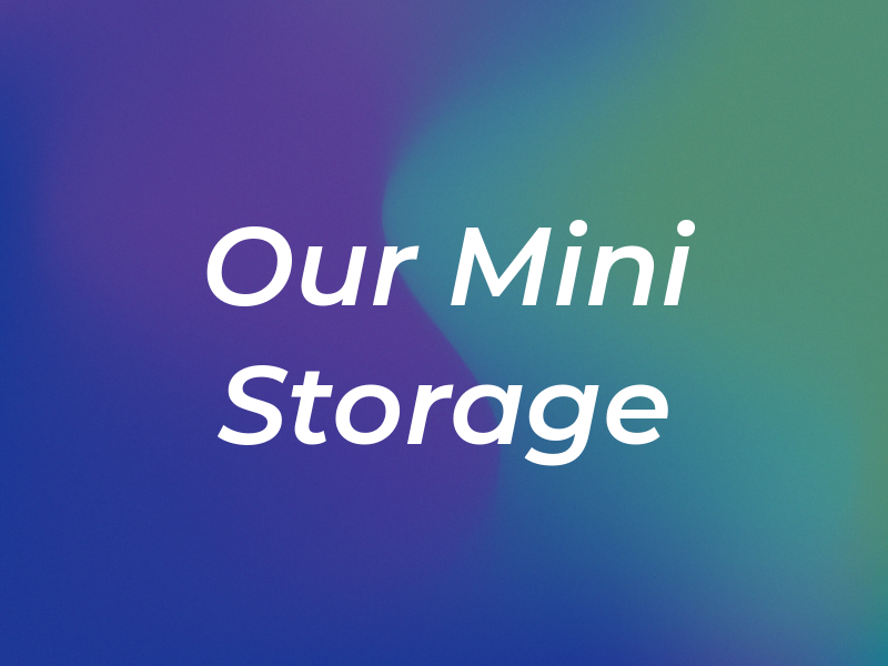 Our Mini Storage