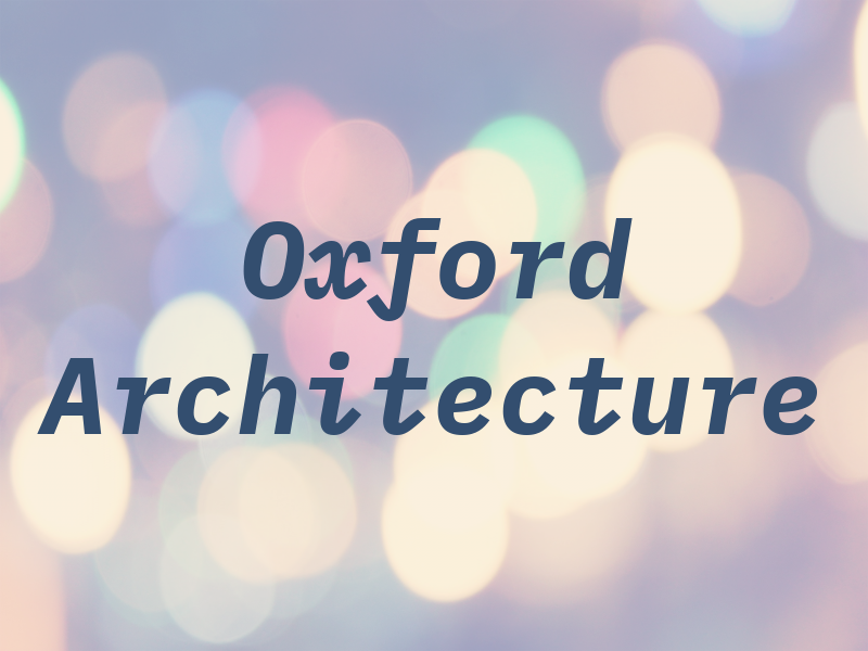 Oxford Architecture