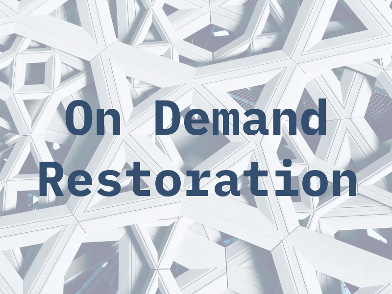 On Demand Restoration