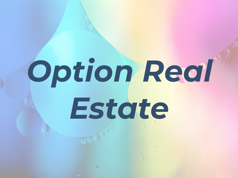 Option One Real Estate
