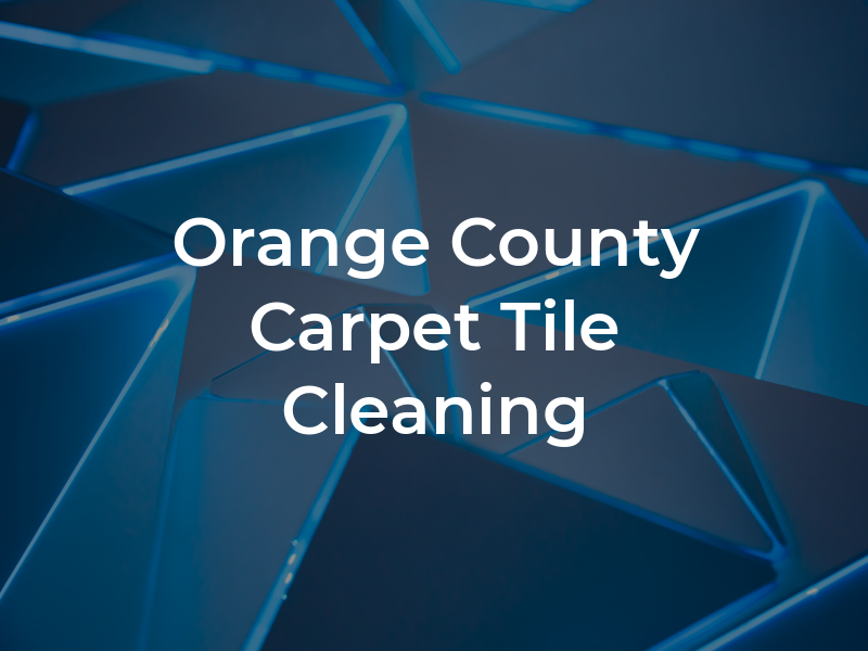 Orange County Carpet & Tile Cleaning