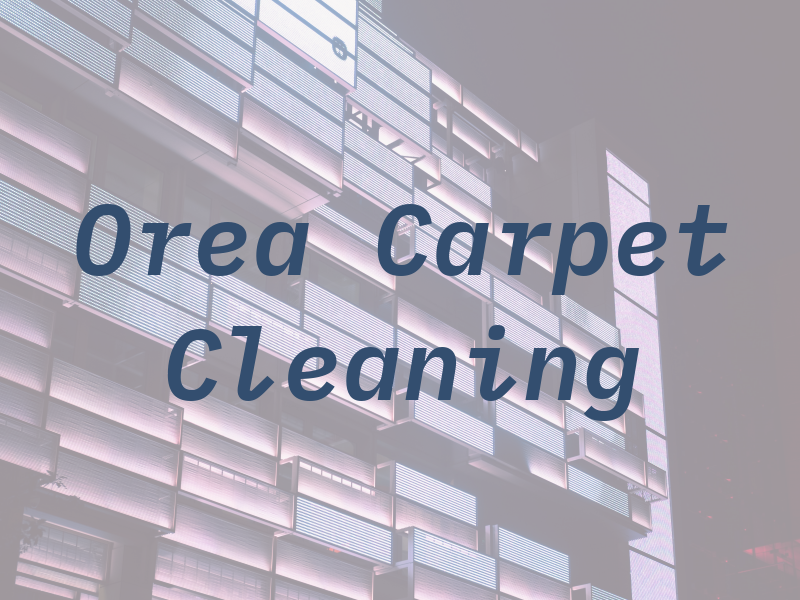 Orea Carpet Cleaning