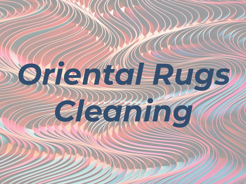 Oriental Rugs Cleaning