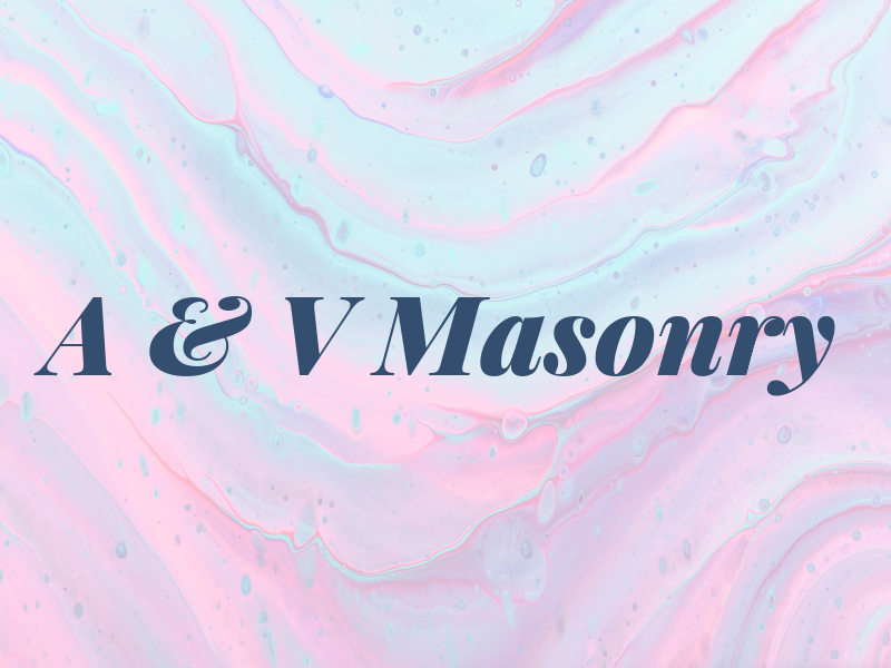 A & V Masonry
