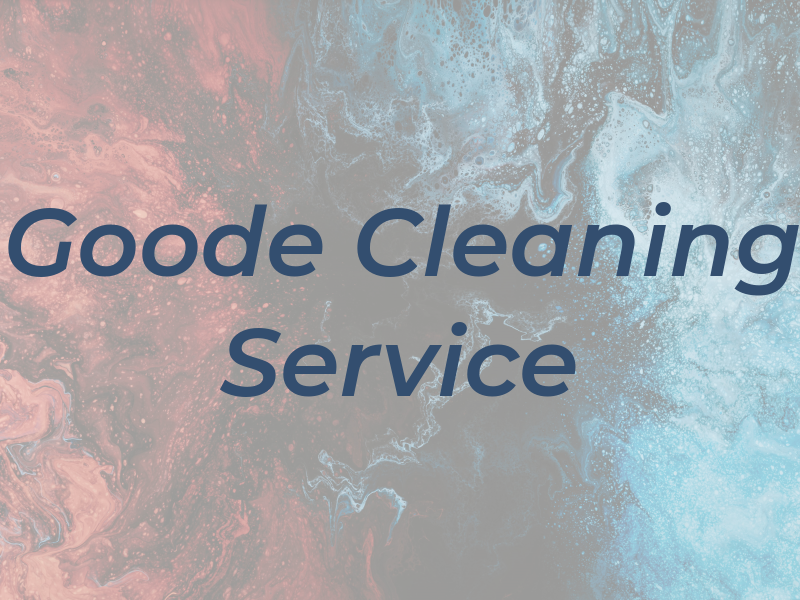 A Goode Cleaning Service LLC