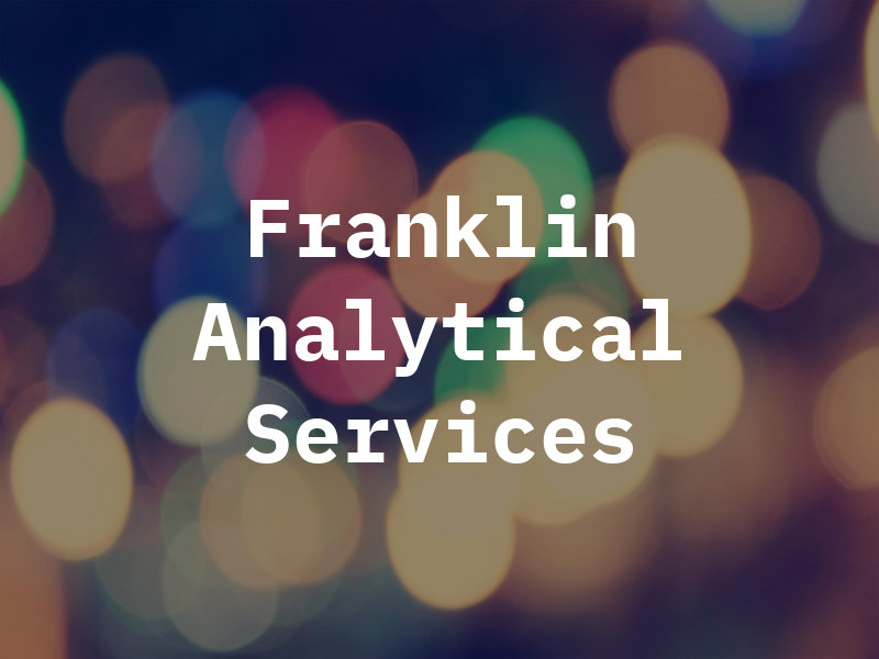 A Franklin Analytical Services