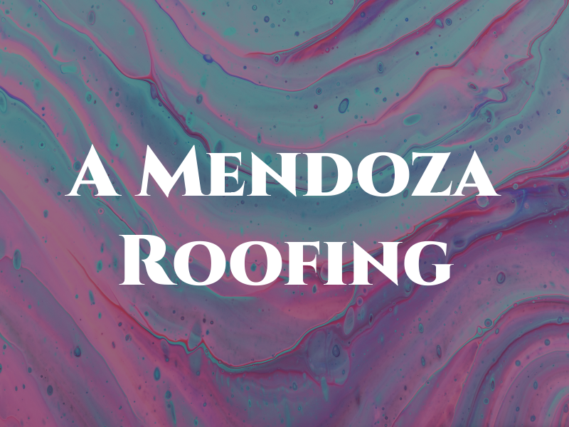 A Mendoza Roofing