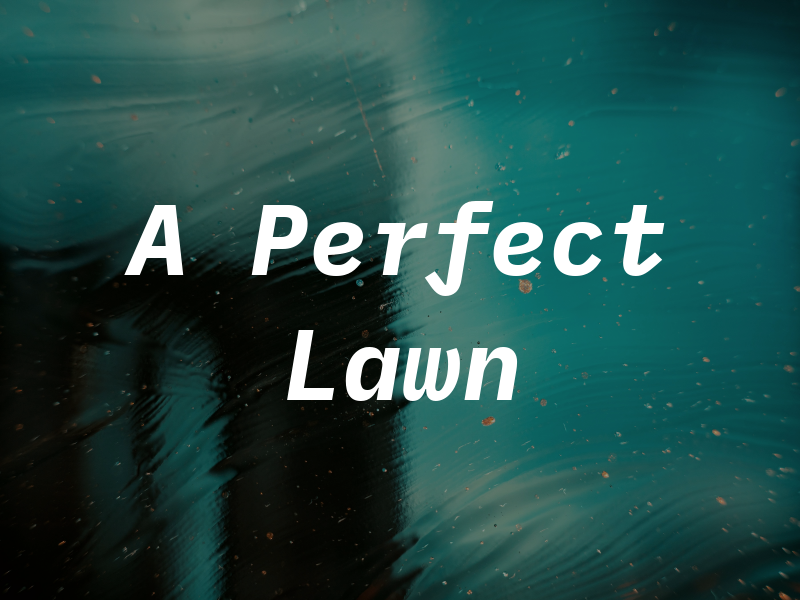 A Perfect Lawn