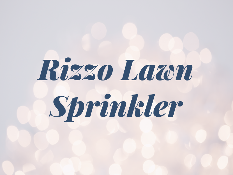 A V Rizzo Lawn Sprinkler