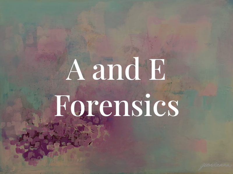 A and E Forensics