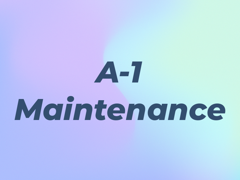 A-1 Maintenance