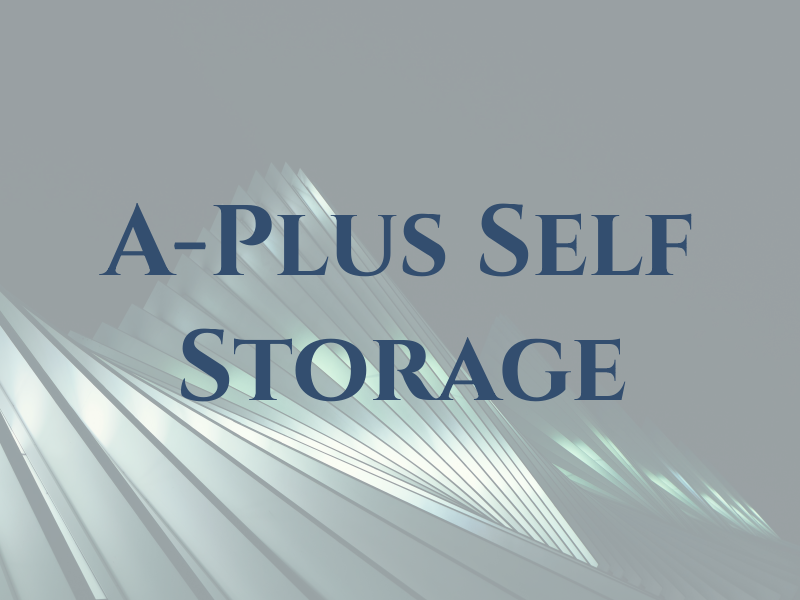 A-Plus Self Storage
