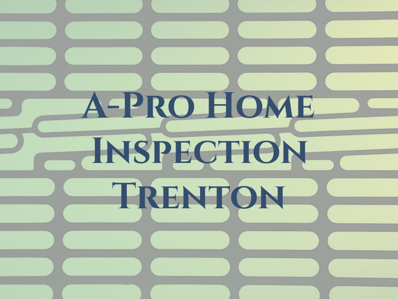 A-Pro Home Inspection Trenton NJ