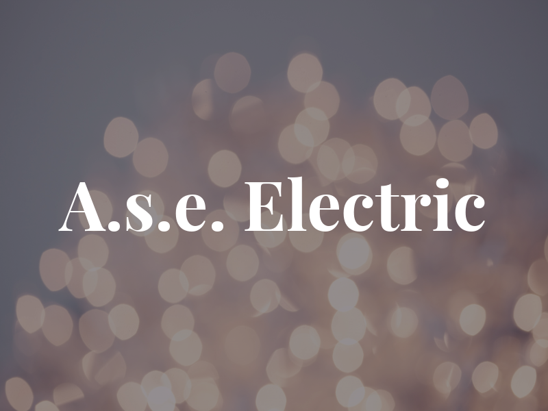 A.s.e. Electric