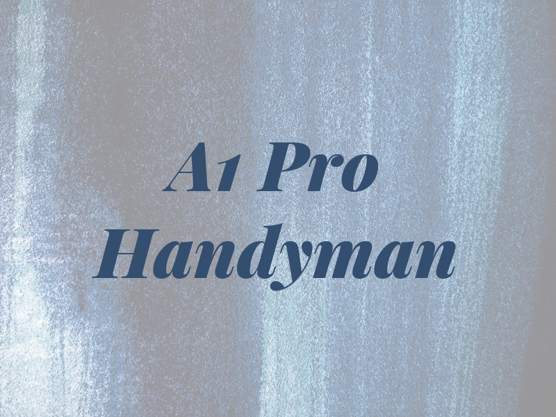 A1 Pro Handyman